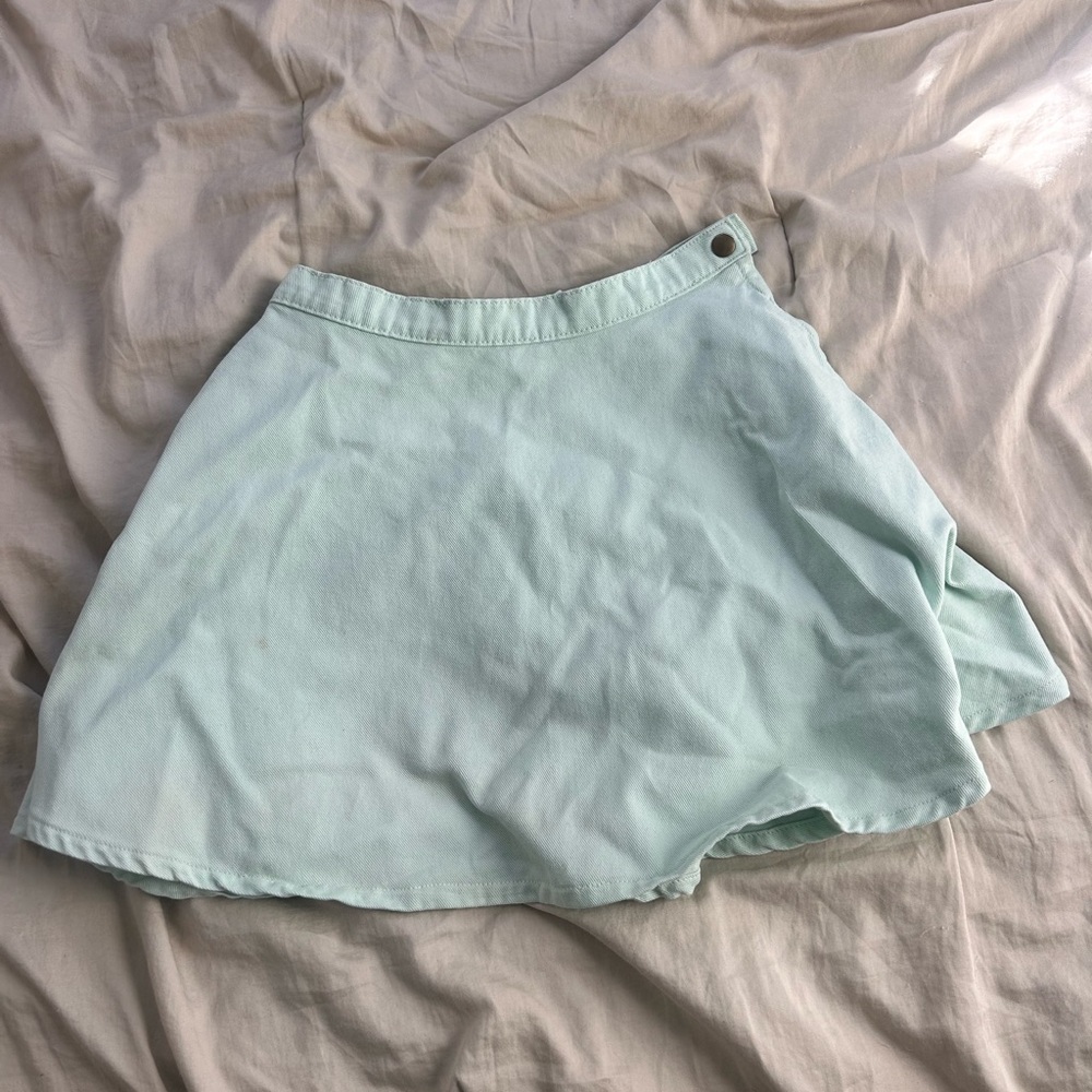 Mint Green Skater Skirt